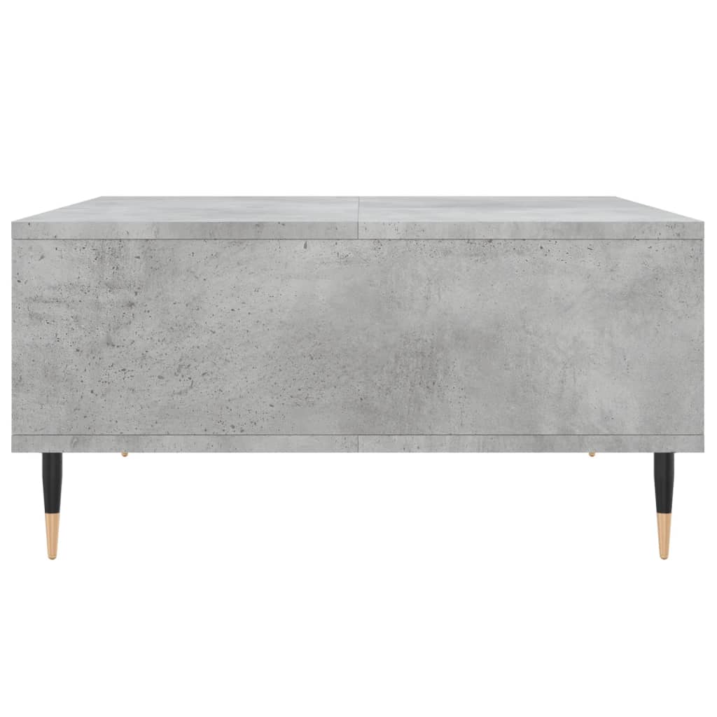 Coffee Table Concrete Grey 60x60x30 cm Engineered Wood
