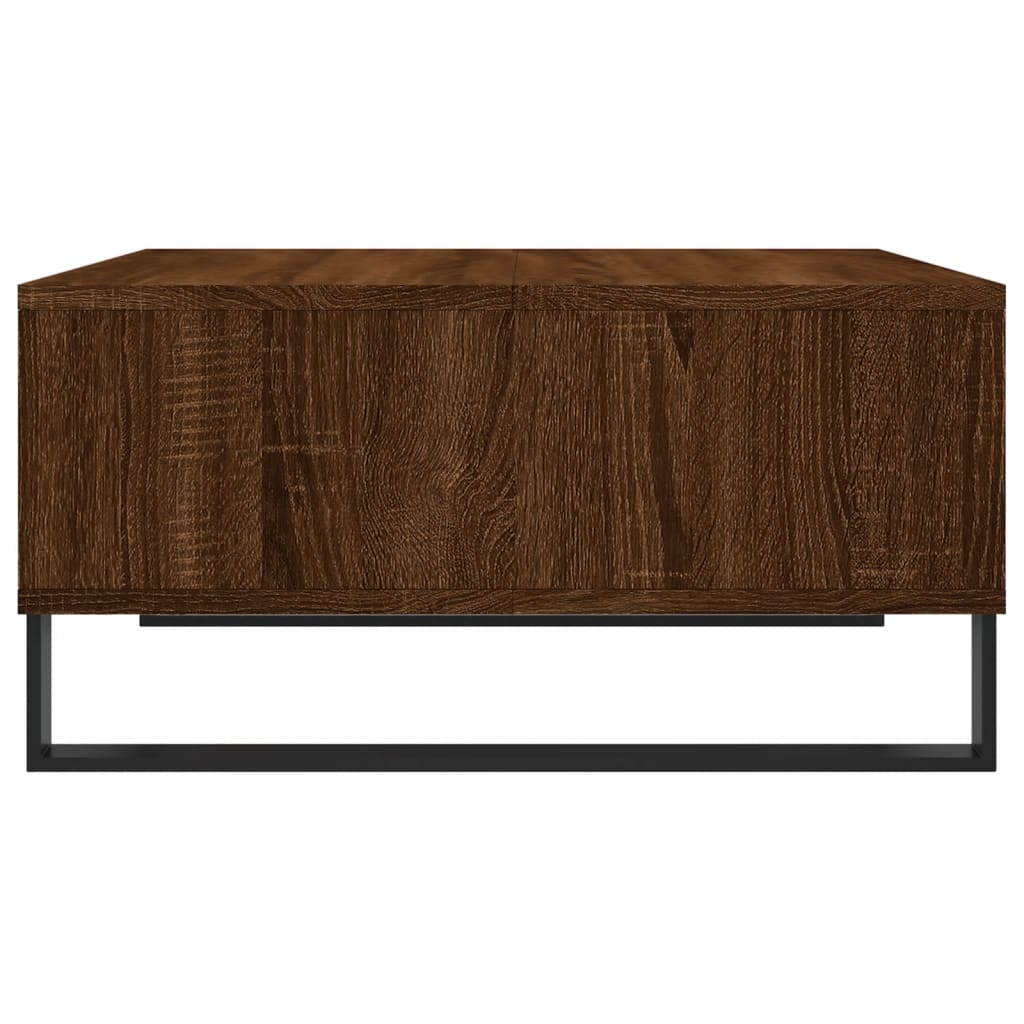 Coffee Table Brown Oak 60x60x30 cm Engineered Wood