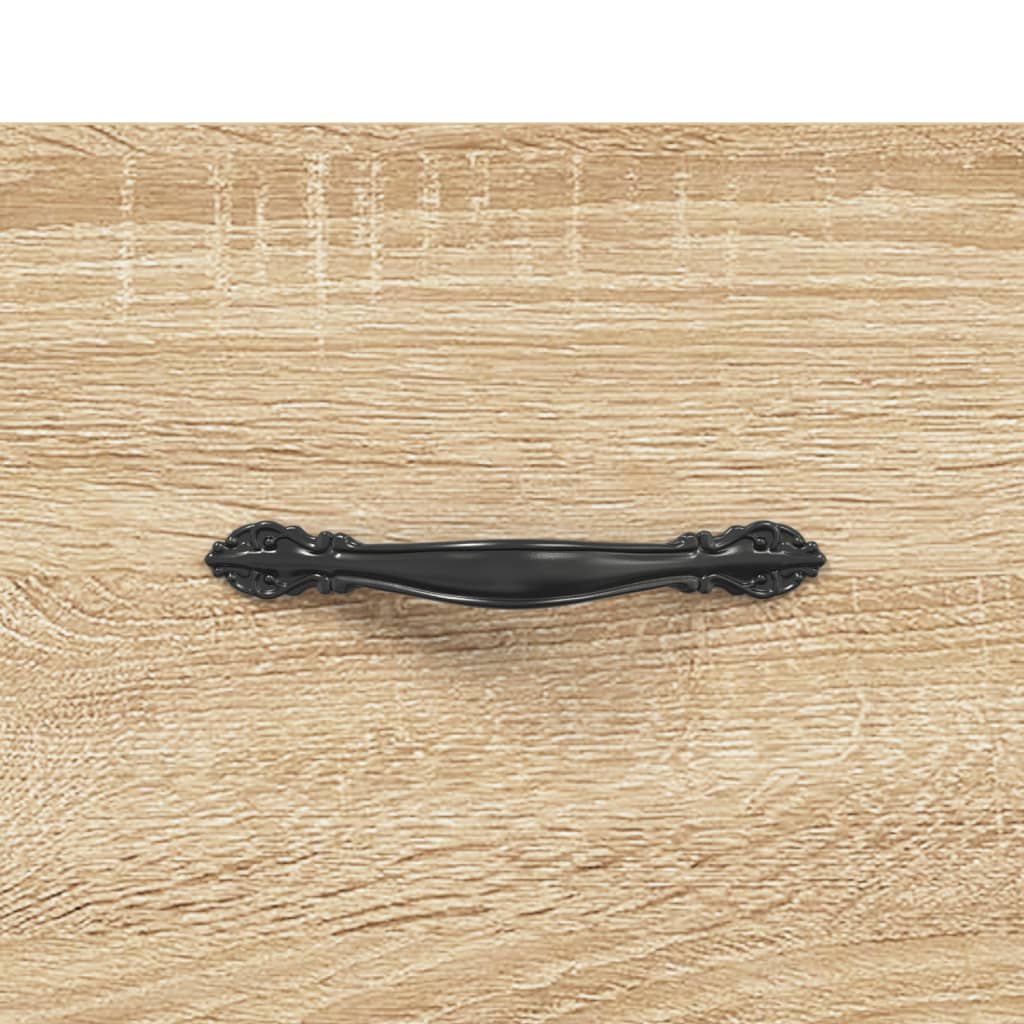 Sonoma Oak Bedside Cabinets Set, Engineered Wood, 40x35x47.5 cm