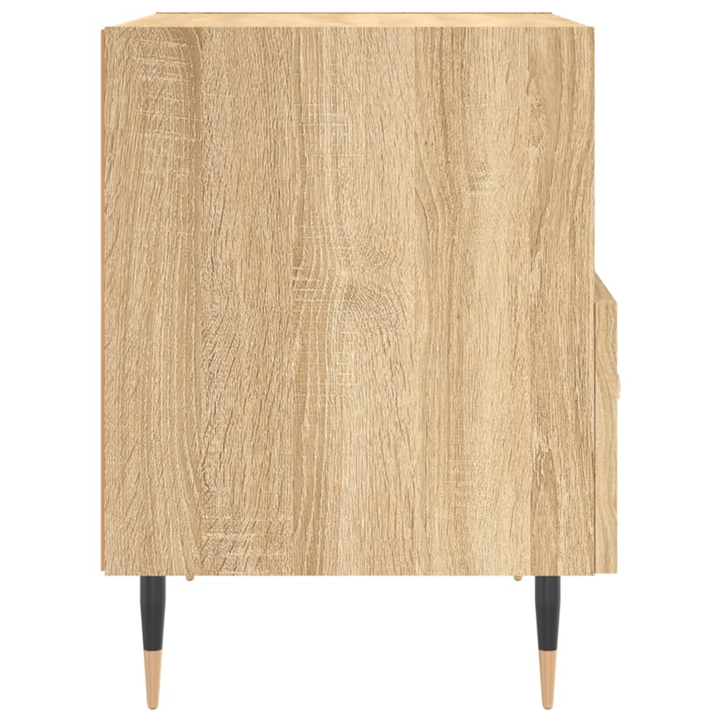 Set of 2 Sonoma Oak Bedside Cabinets 40x35x47.5 cm - Engineered Wood