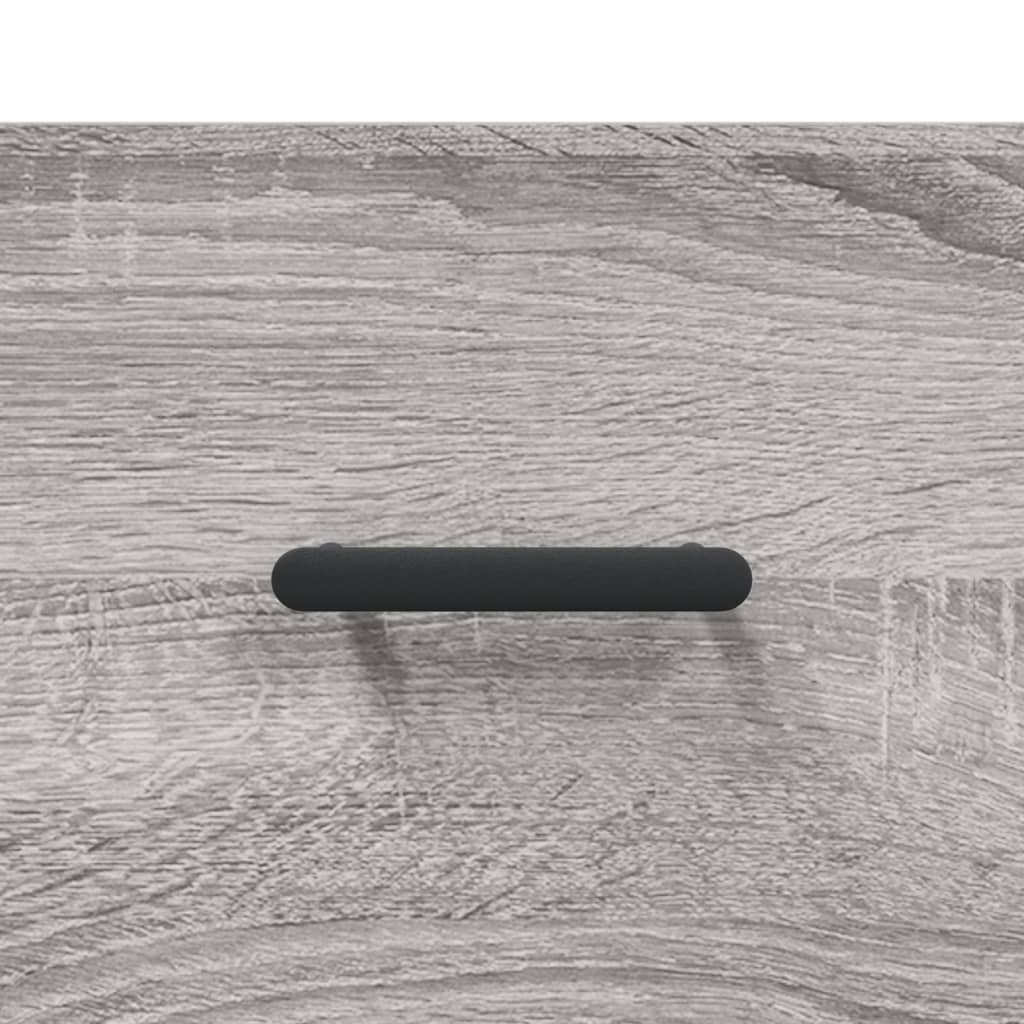 Grey Sonoma Bedside Cabinets - Set of 2, 40x35x47.5 cm, Engineered Wood