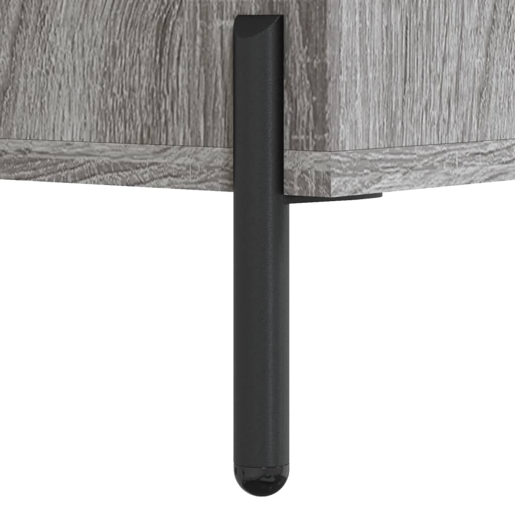 Grey Sonoma Bedside Cabinets - Set of 2, 40x35x47.5 cm, Engineered Wood