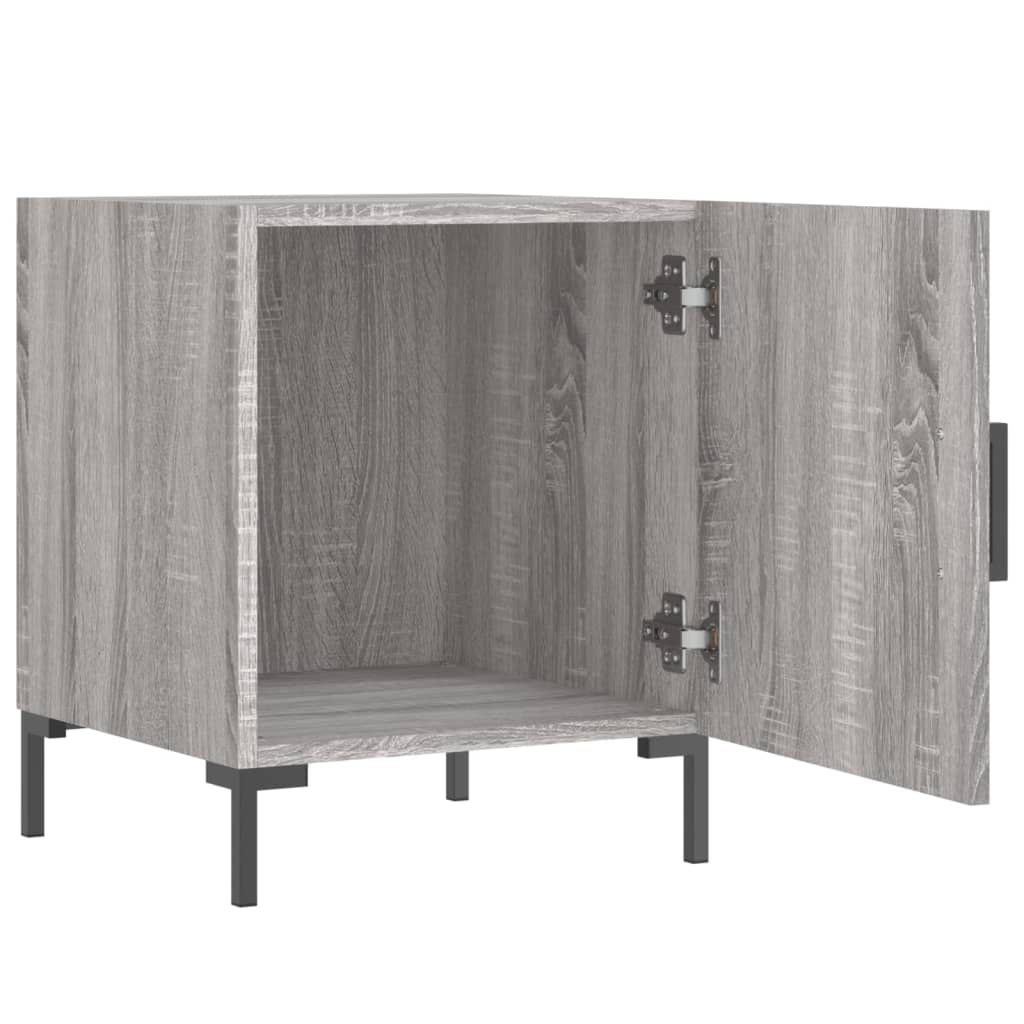 Grey Sonoma Bedside Cabinets 2pcs 40x40x50 cm - Engineered Wood