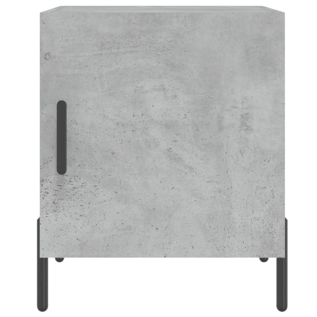 Concrete Grey Bedside Cabinet, 40x40x50 cm, Engineered Wood