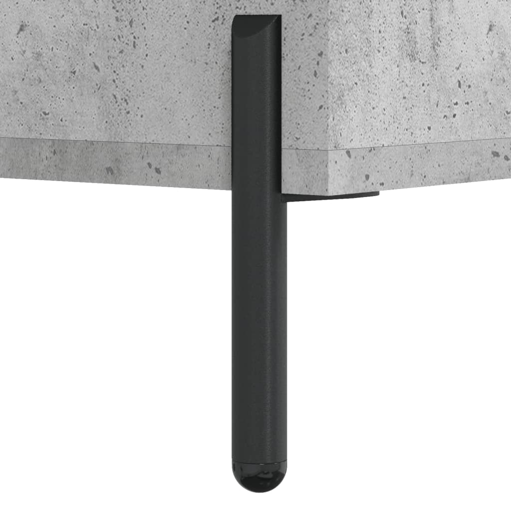 Concrete Grey Bedside Cabinet, 40x40x50 cm, Engineered Wood