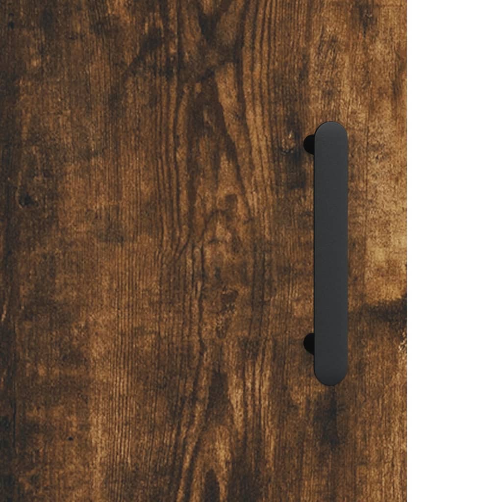Smoked Oak Bedside Cabinets 2 pcs - 40x40x50cm Engineered Wood
