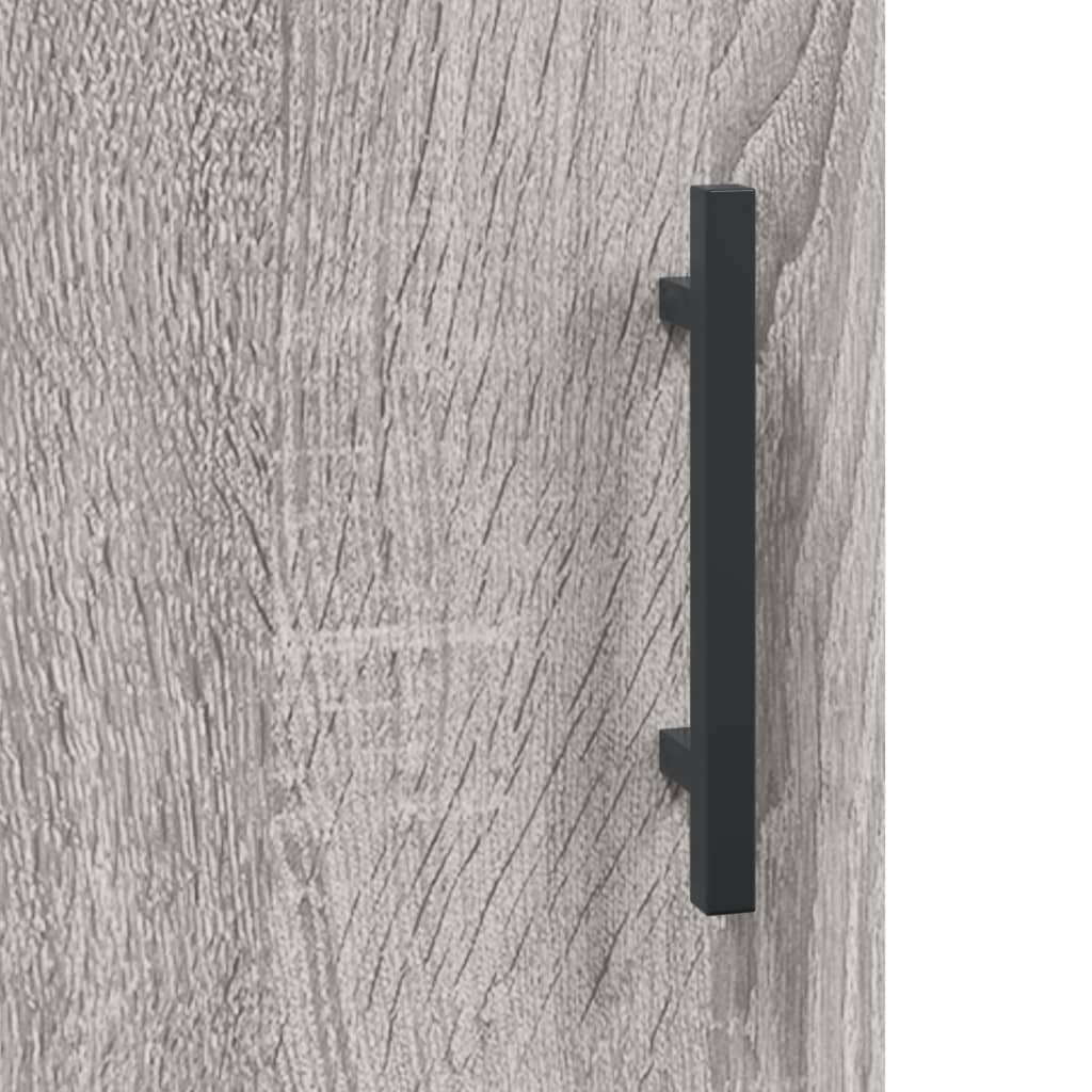 Grey Sonoma Engineered Wood Bedside Cabinets, 2 pcs, 40x40x50 cm