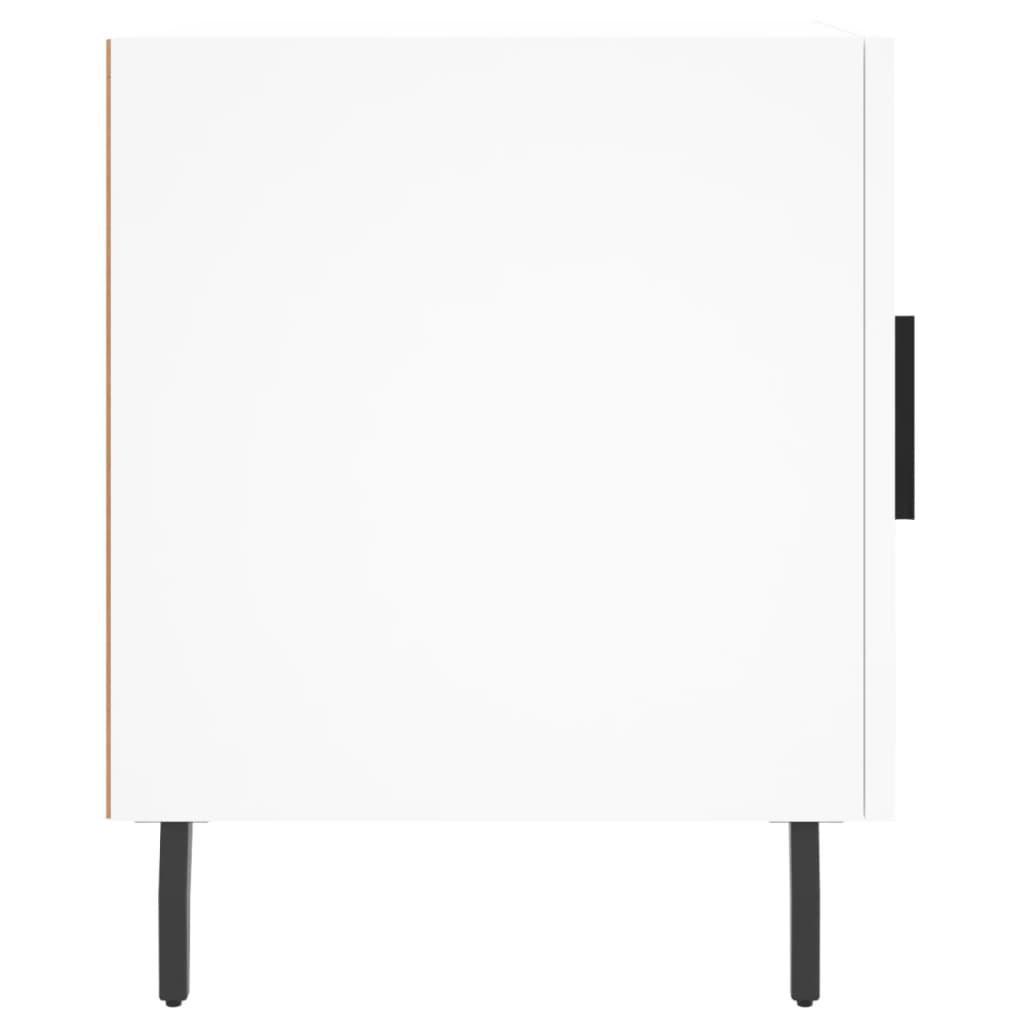 Bedside Cabinet White 40x40x50 cm Engineered Wood