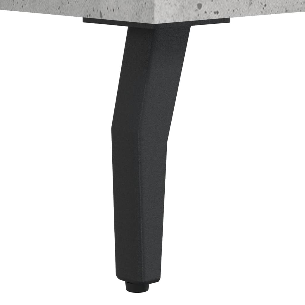 Concrete Grey Bedside Cabinet 40x40x50 cm - Engineered Wood