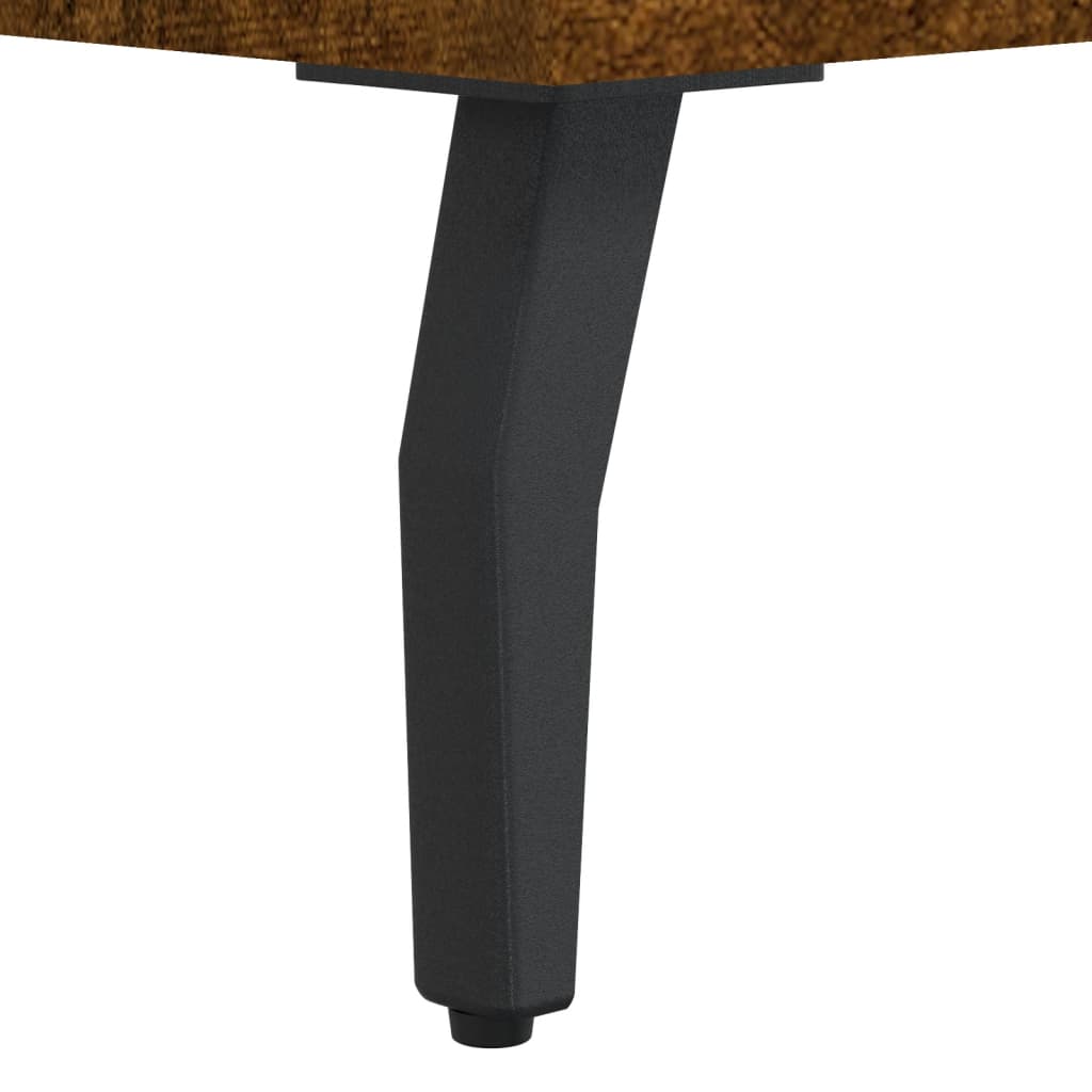Smoked Oak Bedside Cabinet 40x40x50 cm - Engineered Wood