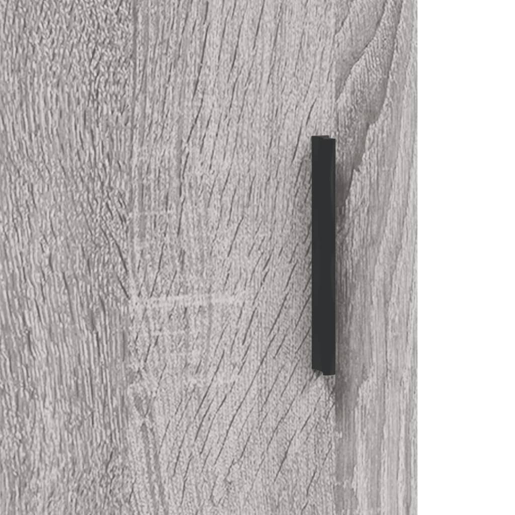 Grey Sonoma Engineered Wood Bedside Cabinets Set - 40x40x50 cm
