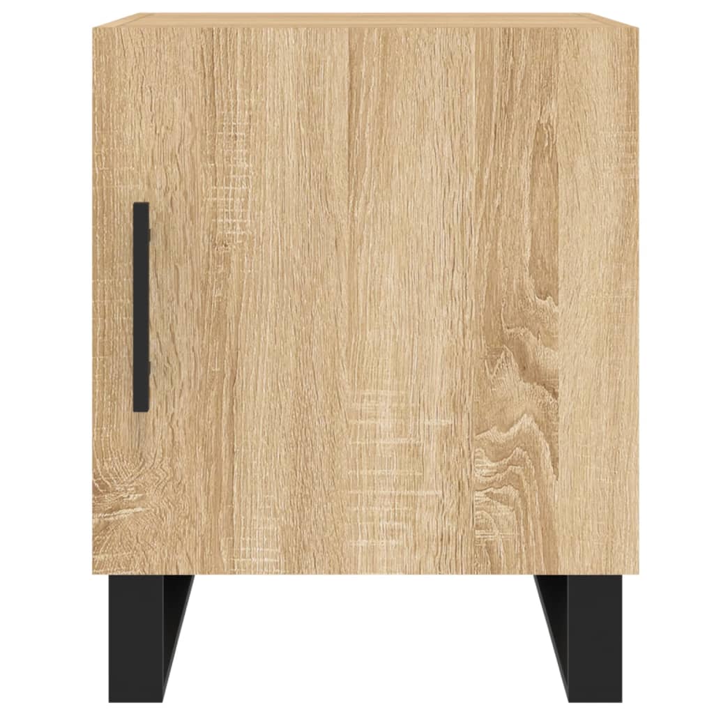 Sonoma Oak Bedside Cabinets Set of 2 - 40x40x50 cm Engineered Wood