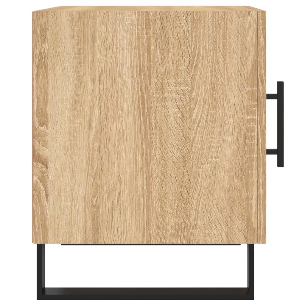 Sonoma Oak Bedside Cabinets Set of 2 - 40x40x50 cm Engineered Wood