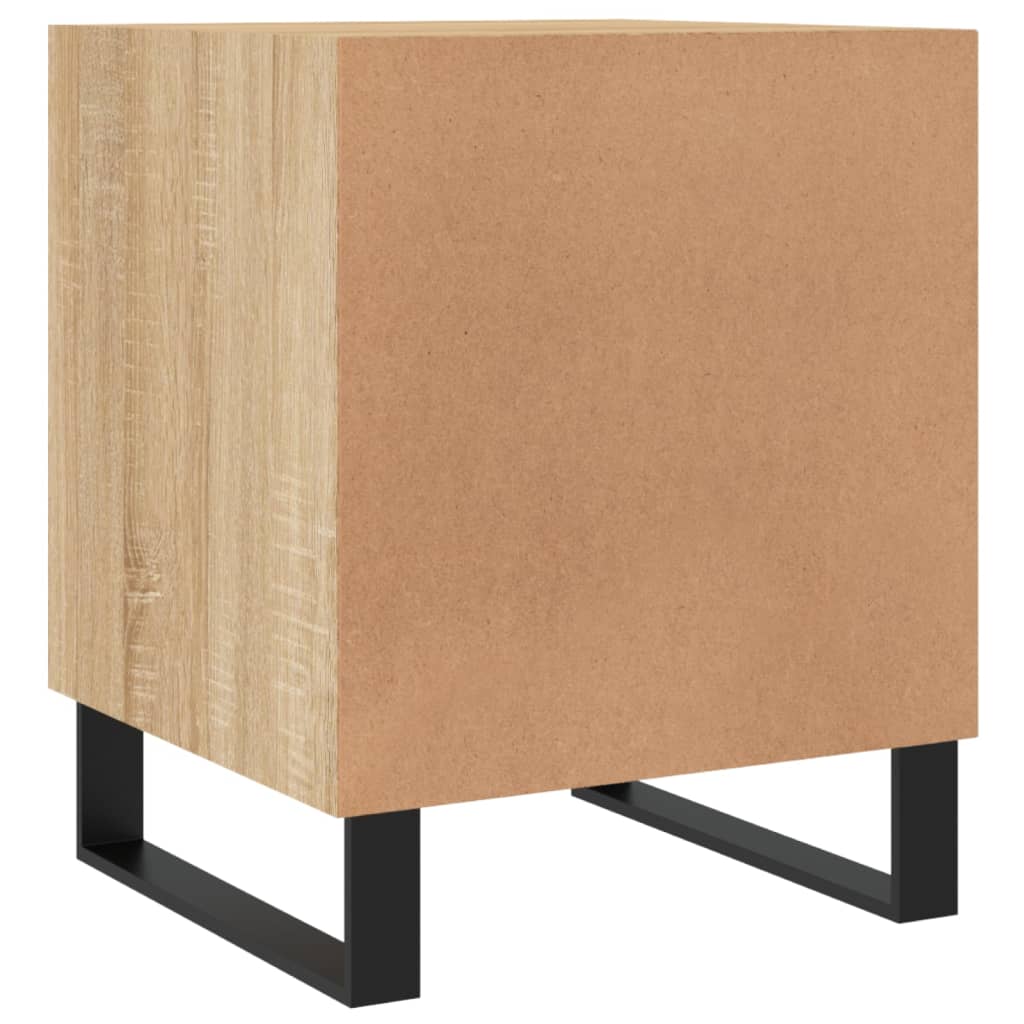 Sonoma Oak Bedside Cabinets Set of 2 - 40x40x50 cm Engineered Wood