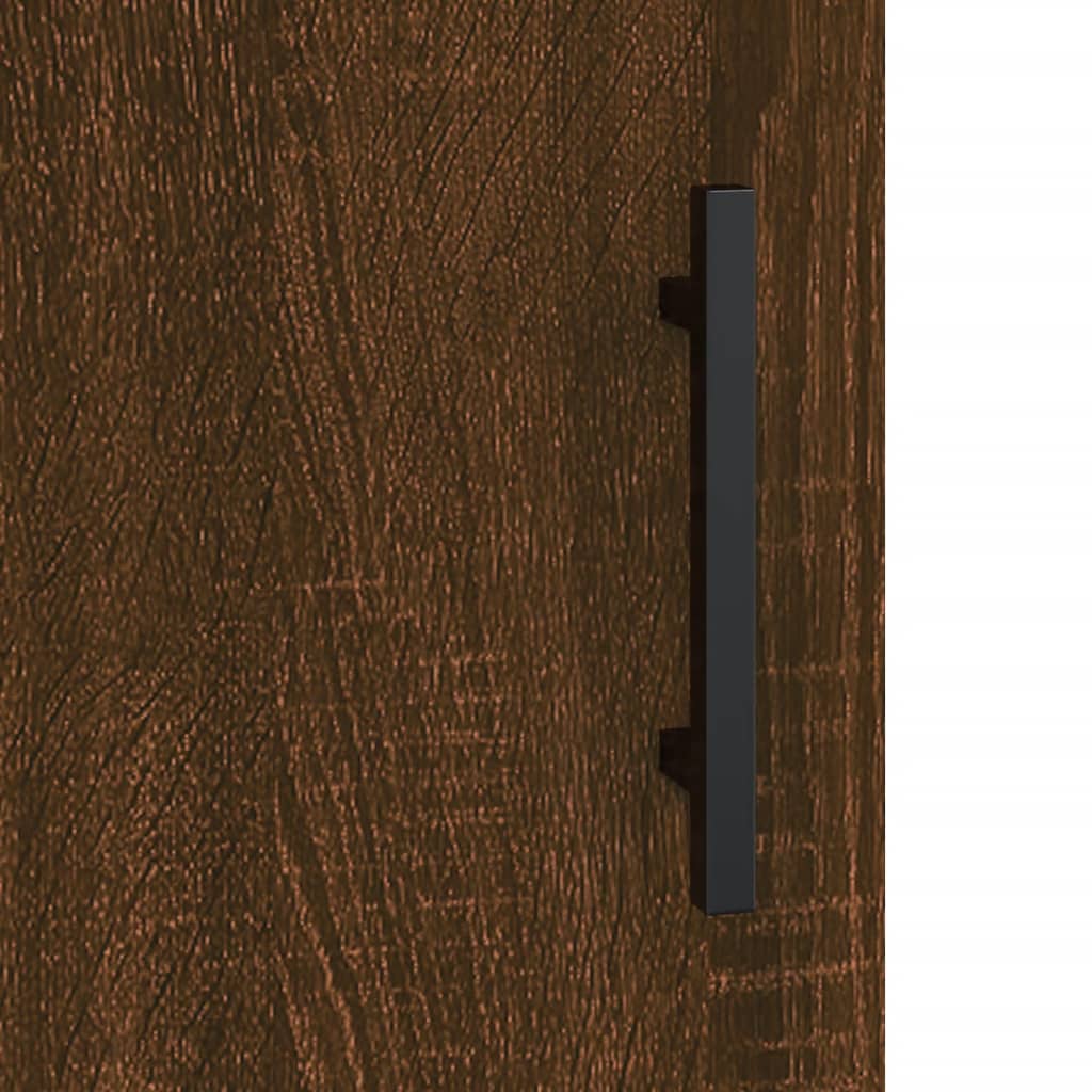 Brown Oak Bedside Cabinets 2pcs - 40x40x50 cm Engineered Wood