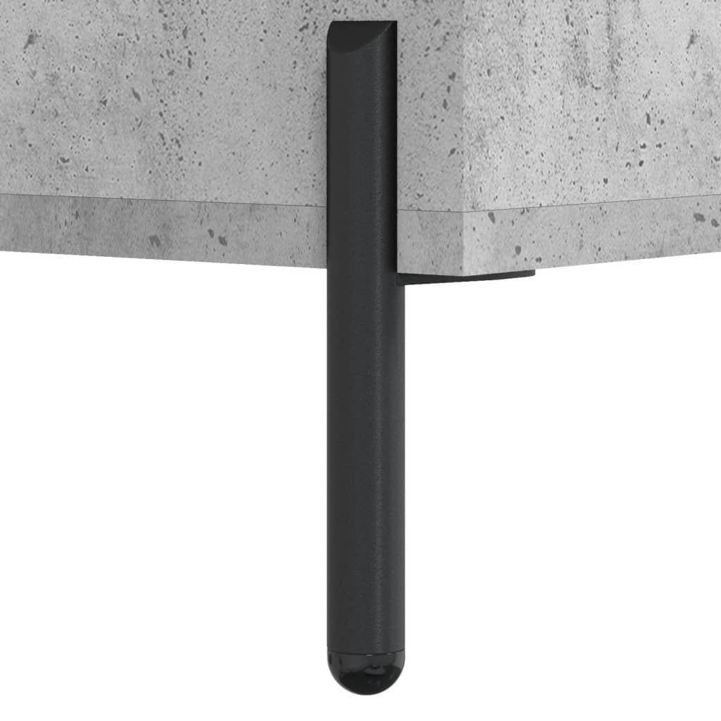 Concrete Grey Bedside Cabinet 40x40x66 cm - Modern Engineered Wood