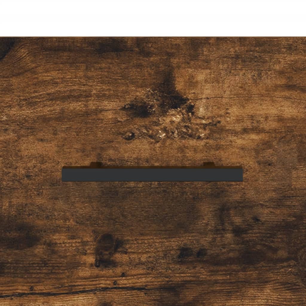 Smoked Oak Bedside Cabinet 40x40x66 cm - Engineered Wood