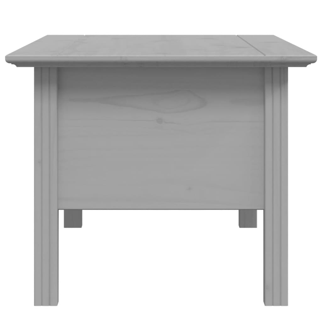 Coffee Table BODO Grey 100x55x45 cm Solid Wood Pine