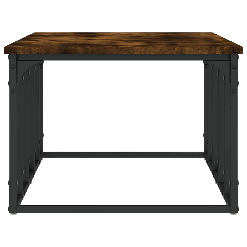 Coffee Table Smoked Oak 100x50x35.5 cm Engineered Wood
