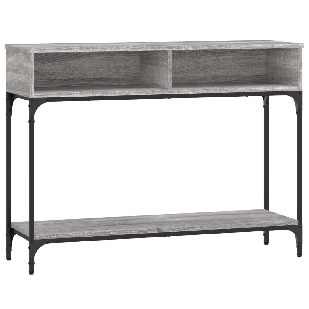 Sonoma Grey Console Table - 100x30.5x75cm Engineered Wood
