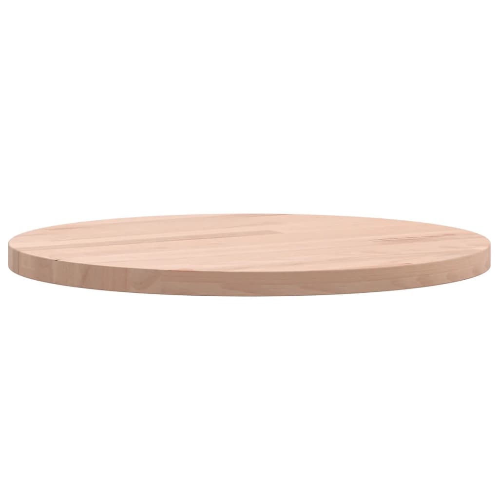 Round Solid Beech Wood Table Top Ø30cm
