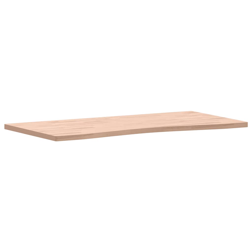 Desk Top 110x(50-55)x2.5 cm Solid Wood Beech