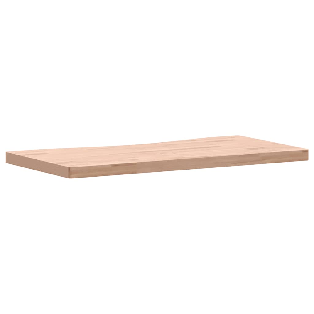 Desk Top 100x(45-50)x4 cm Solid Wood Beech