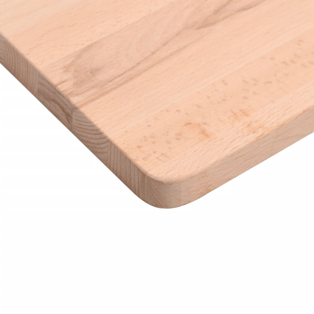 Desk Top 100x(45-50)x4 cm Solid Wood Beech