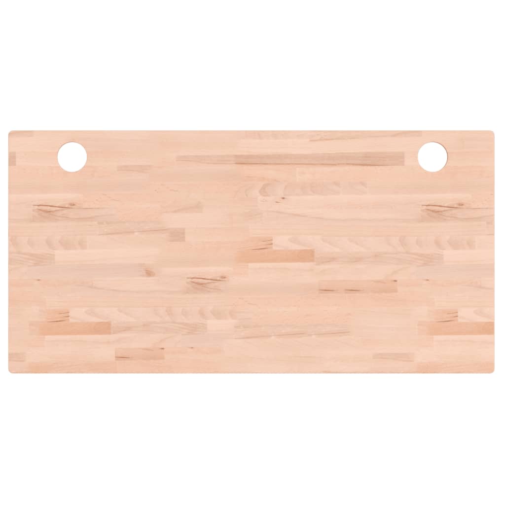 Desk Top 100x50x2.5 cm Solid Wood Beech