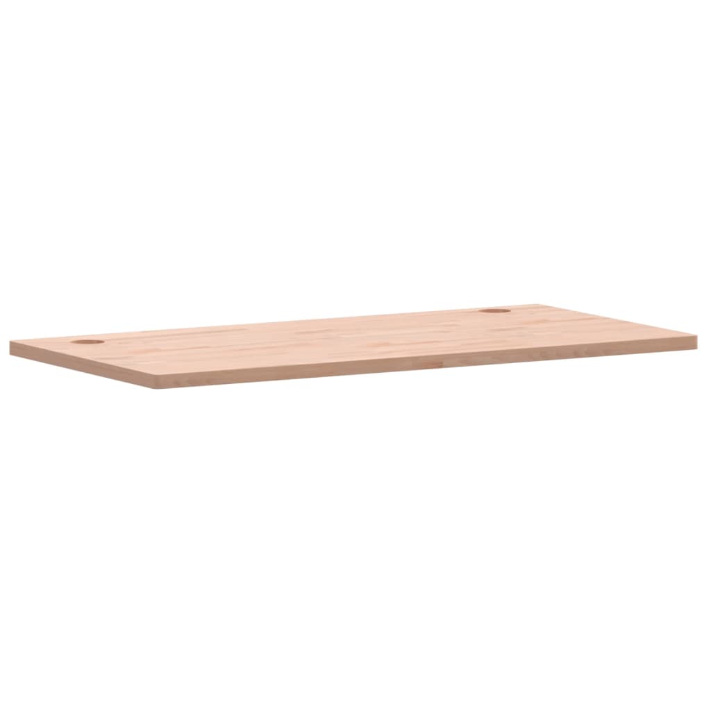 Desk Top 110x55x2.5 cm Solid Wood Beech