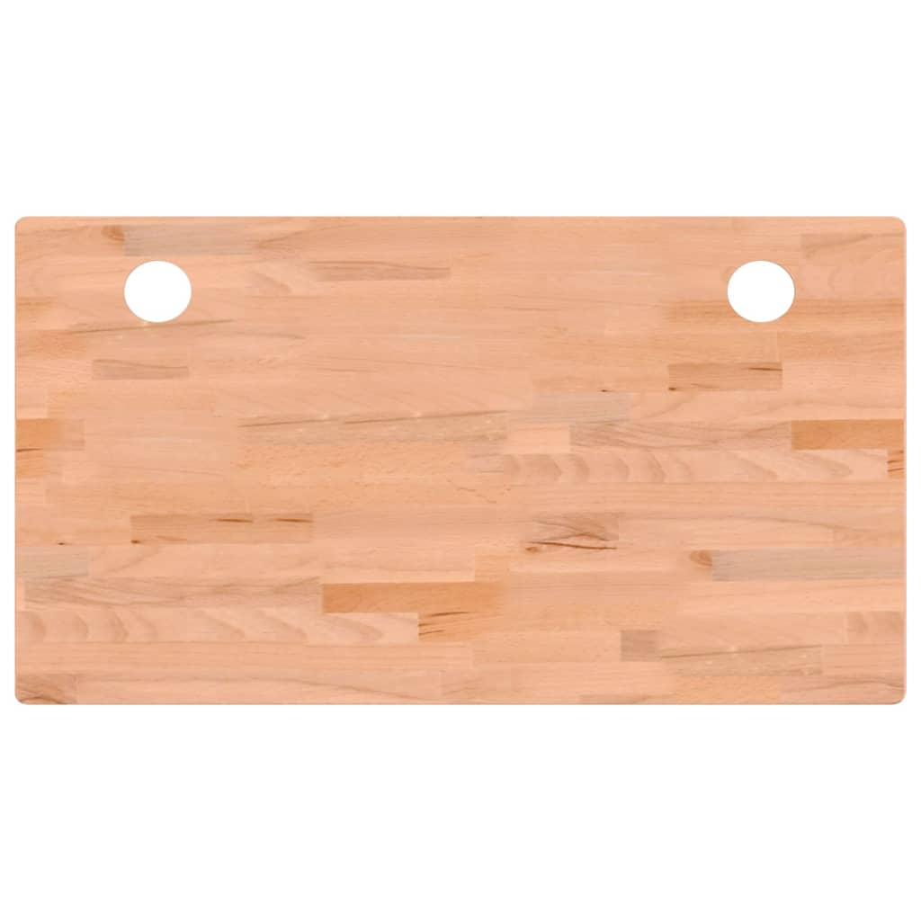 Desk Top 110x60x1.5 cm Solid Wood Beech