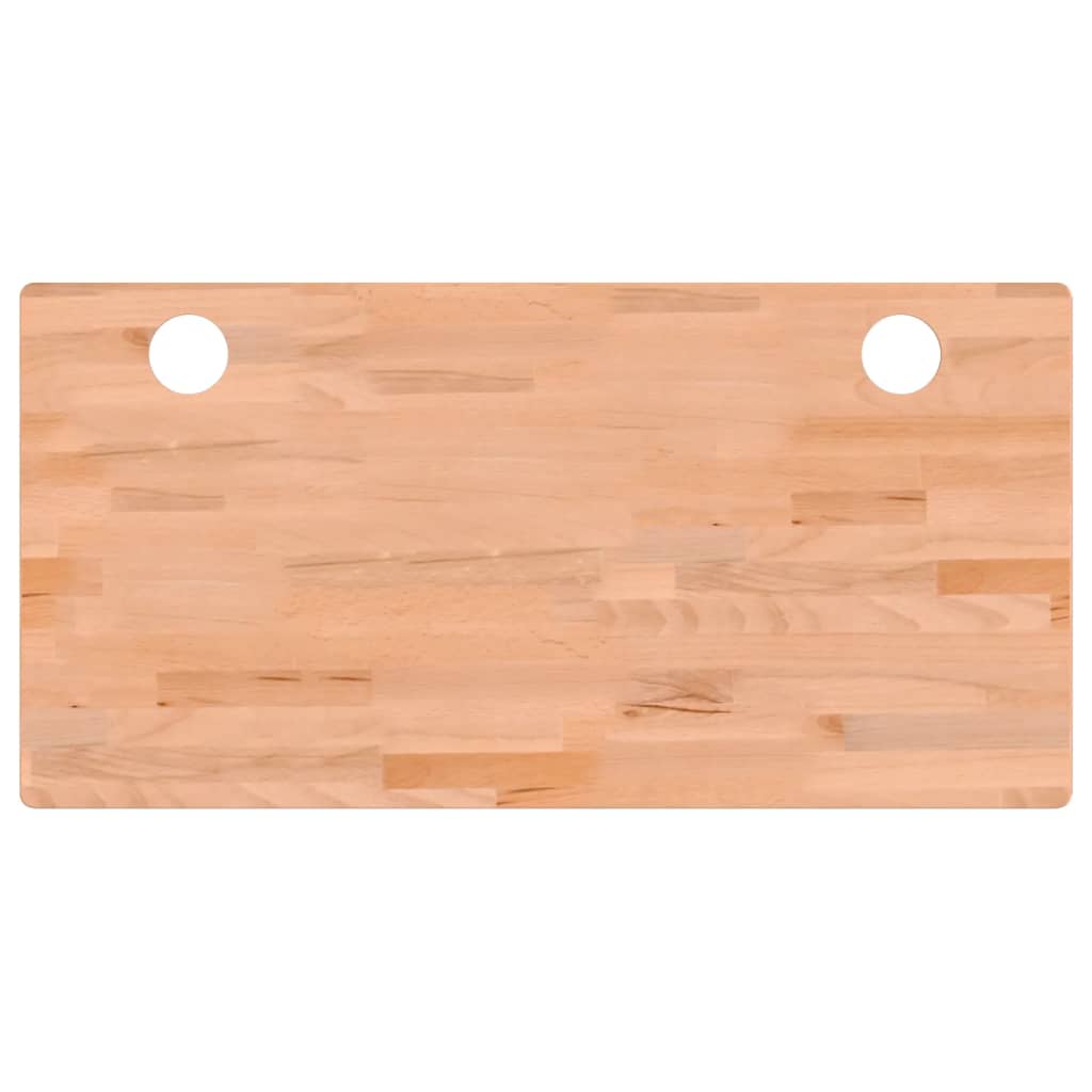Desk Top 110x55x2.5 cm Solid Wood Beech