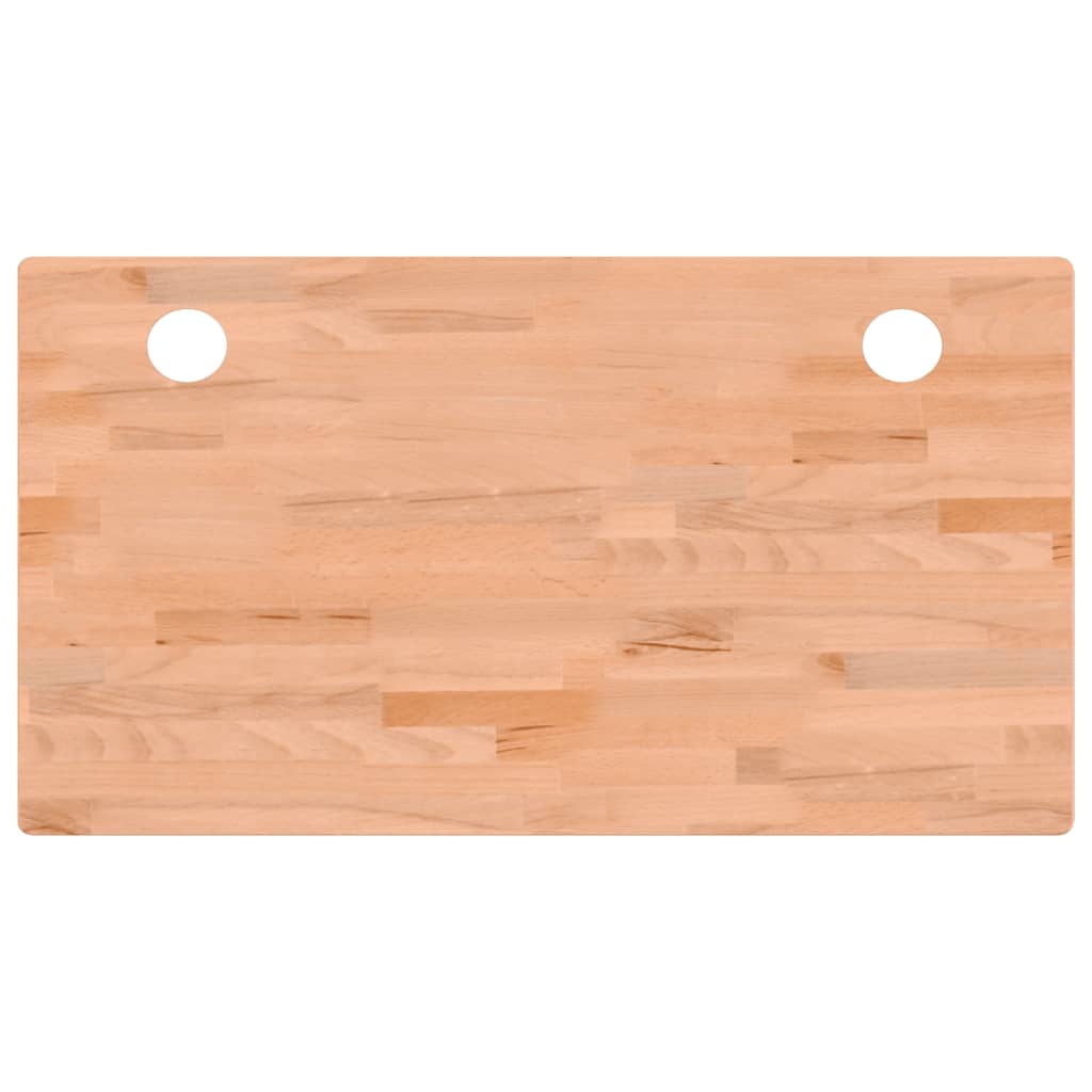 Desk Top 110x60x2.5 cm Solid Wood Beech