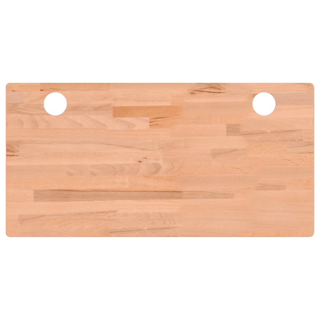 Desk Top 100x50x4 cm Solid Wood Beech
