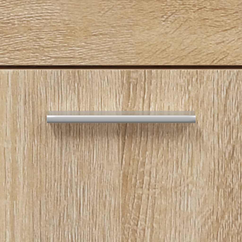 Sonoma Oak Bathroom Cabinet with Mirror - Engineered Wood