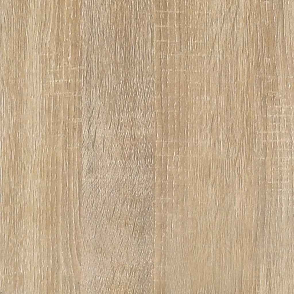 Sonoma Oak Bathroom Cabinet with Mirror - Engineered Wood