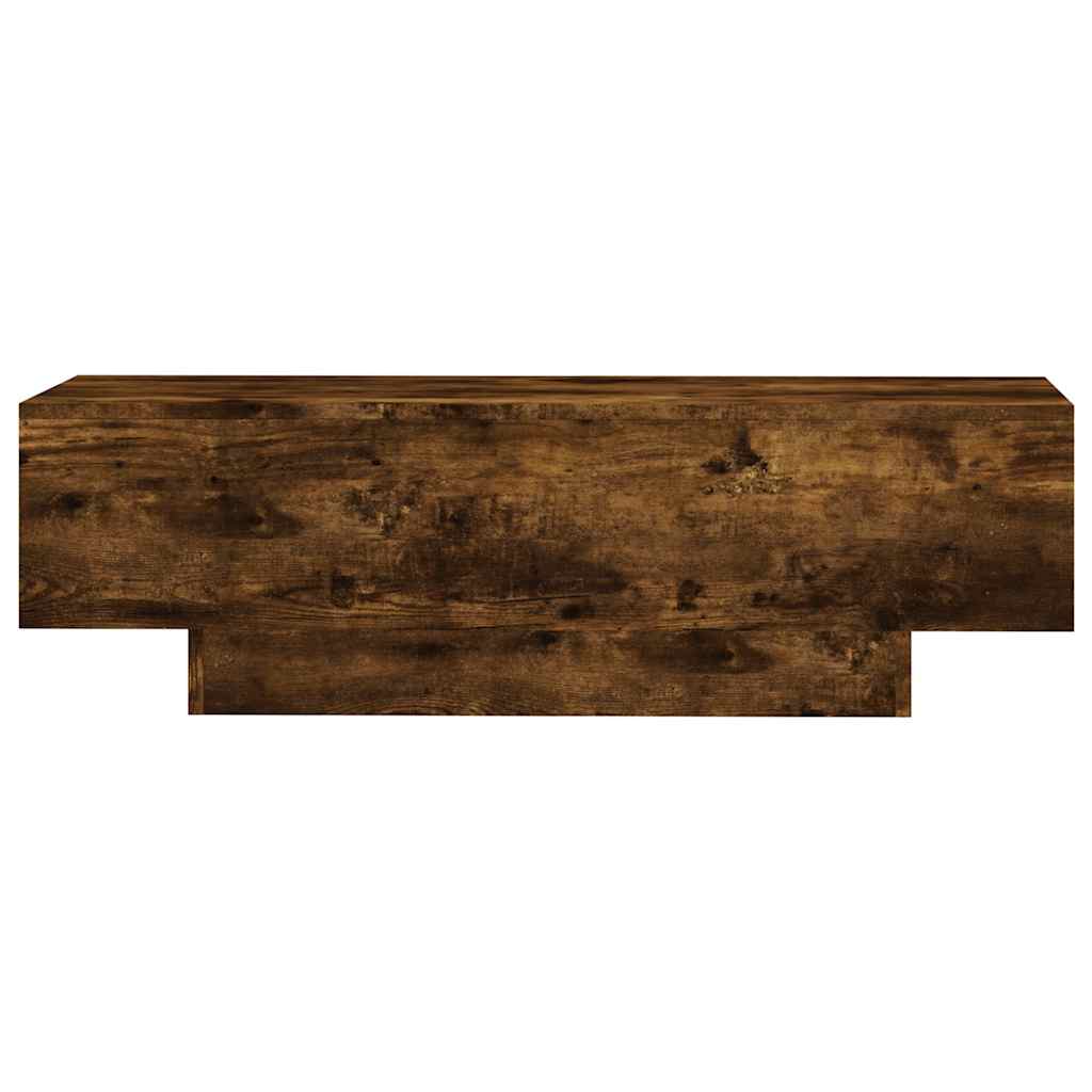 Coffee Table Smoked Oak 100x49.5x31 cm Engineered Wood
