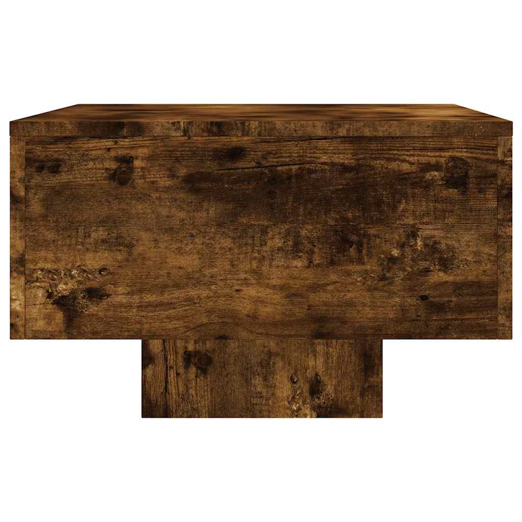 Coffee Table Smoked Oak 100x49.5x31 cm Engineered Wood