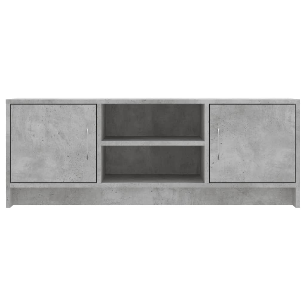 TV Cabinet Concrete Grey 102x30x37.5 cm Engineered Wood