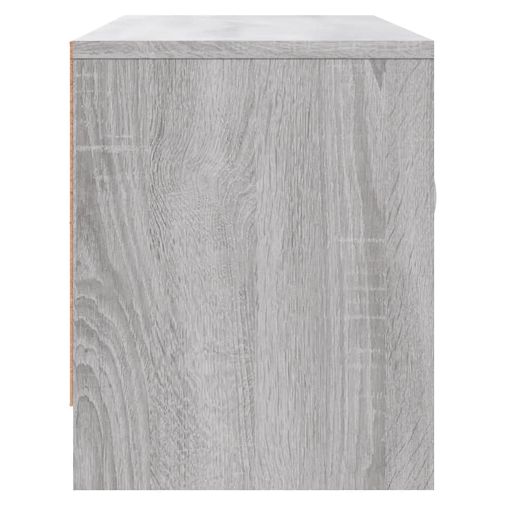 TV Cabinet Grey Sonoma 102x30x37.5 cm Engineered Wood