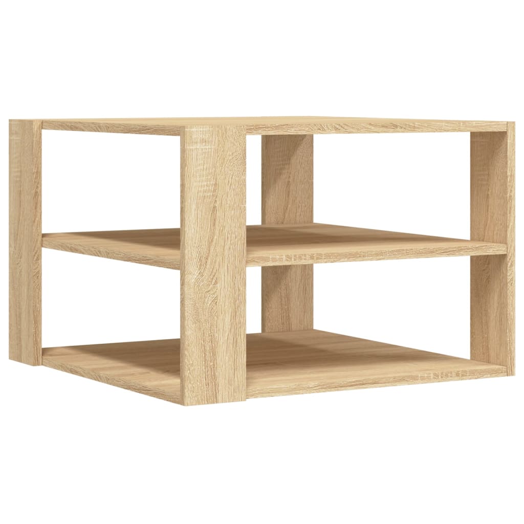 Coffee Table Sonoma Oak 59.5x59.5x40 cm Engineered Wood