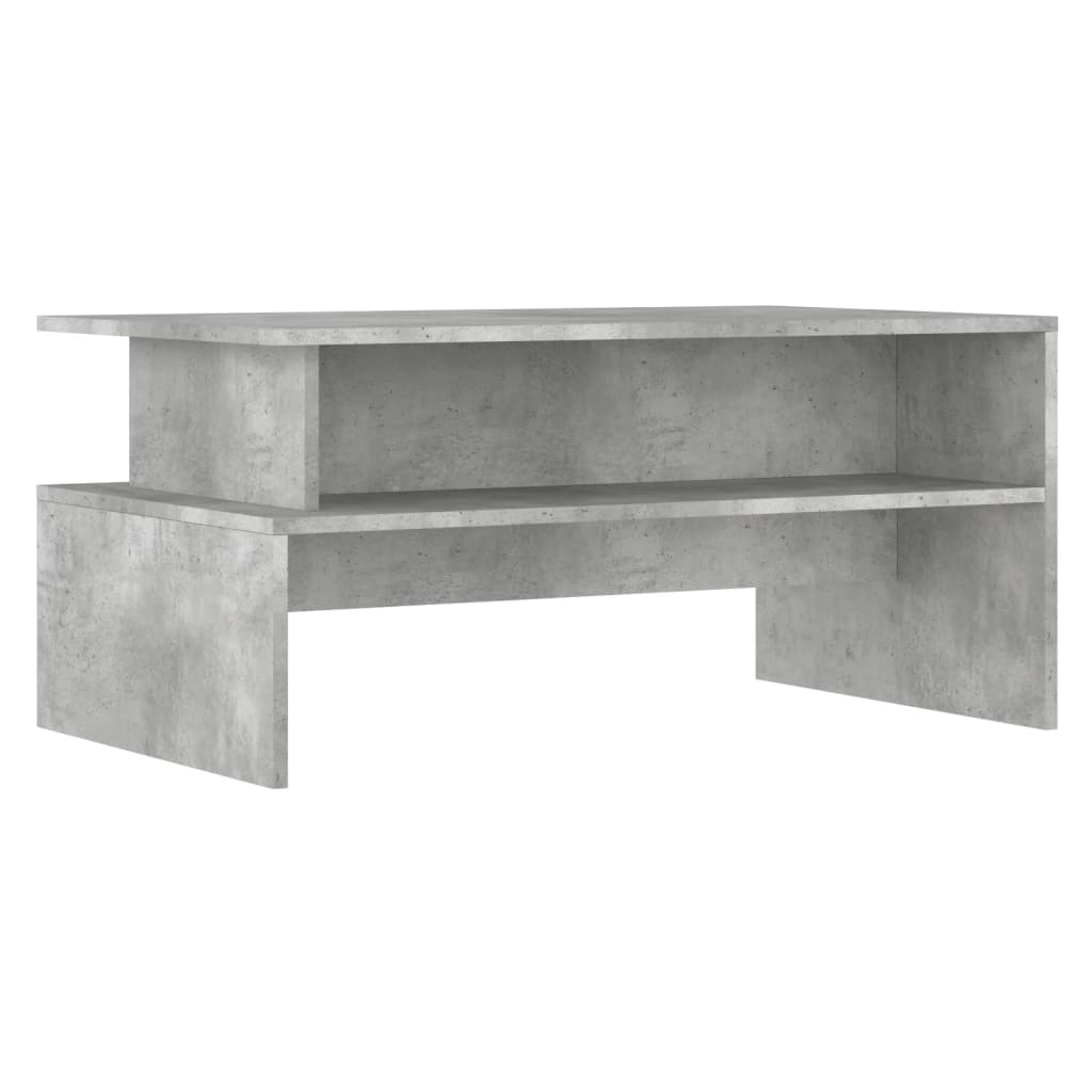 Coffee Table Concrete Grey 90x55x42.5 cm Engineered Wood