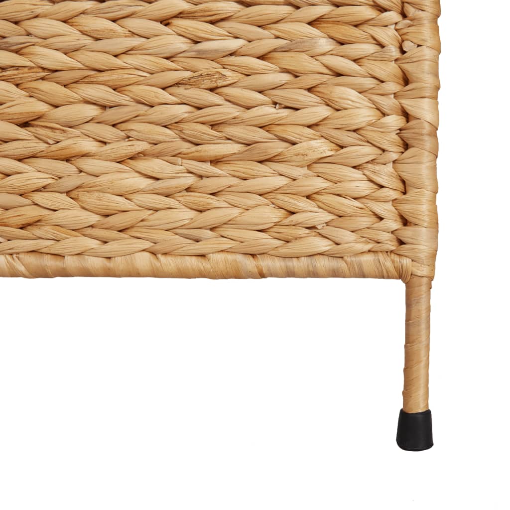 Water Hyacinth 4-Panel Room Divider 163x180 cm - Natural Elegance