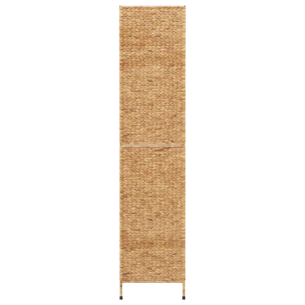 Water Hyacinth 5-Panel Room Divider, 205x180 cm - Natural Elegance