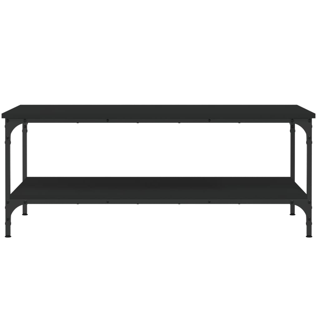 Coffee Table Black 100x55x40 cm Engineered Wood