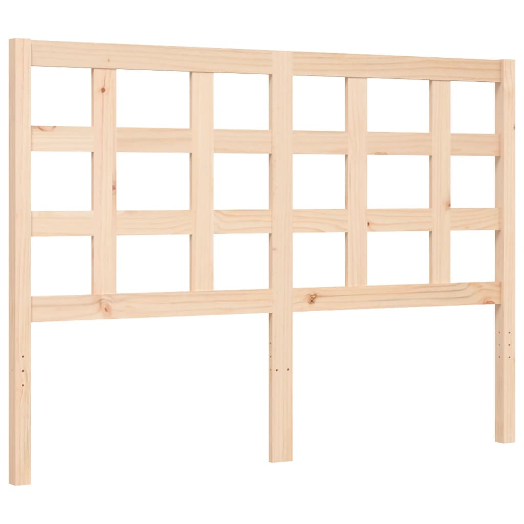 Bed Frame without Mattress 140x200 cm Solid Wood Pine