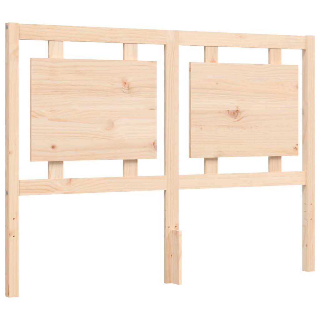 Bed Frame without Mattress 140x200 cm Solid Wood Pine
