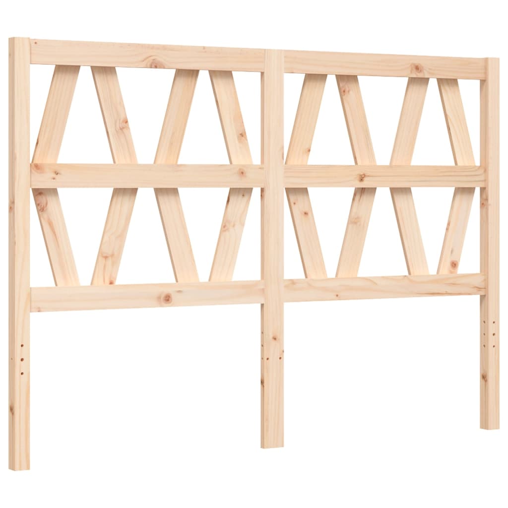 Bed Frame without Mattress 140x200 cm Solid Wood Pine