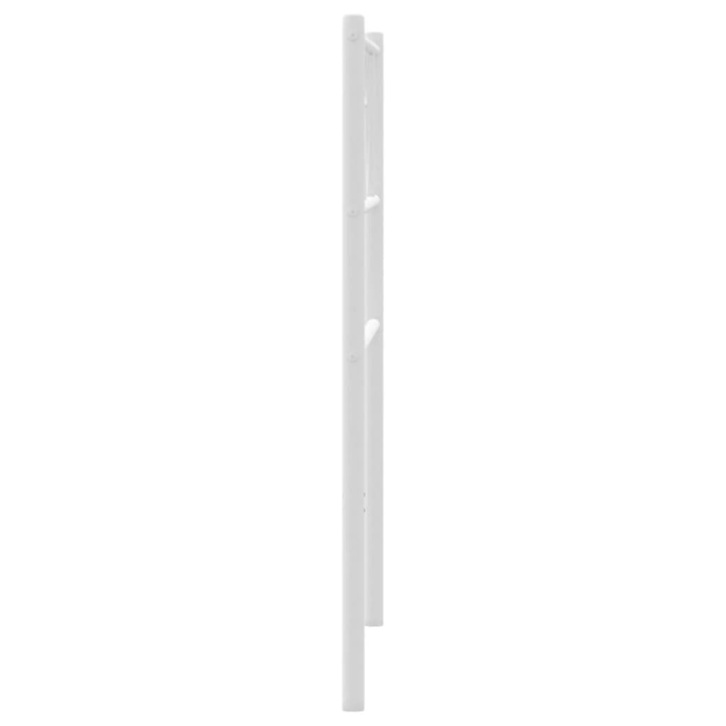 Metal Headboard White 90 cm