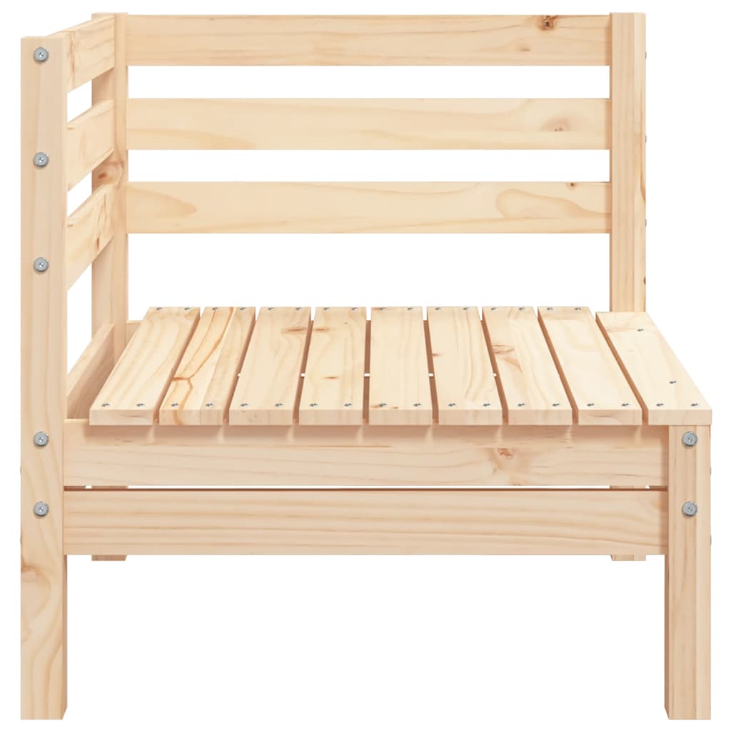 Elegant Garden Sofa Corner in Solid Pine Wood